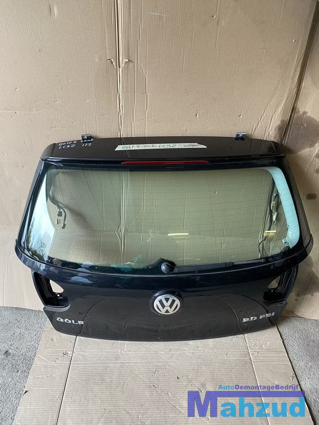 VW GOLF 5 zwart LC9Z Achterklep achterdeur, Auto-onderdelen, Gebruikt, Volkswagen AG, Vw@volkswagen.de, Achter