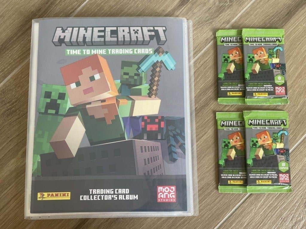 Minecraft time to mine trading cards collectie, Enlèvement ou Envoi, Comme neuf, Livre ou Catalogue