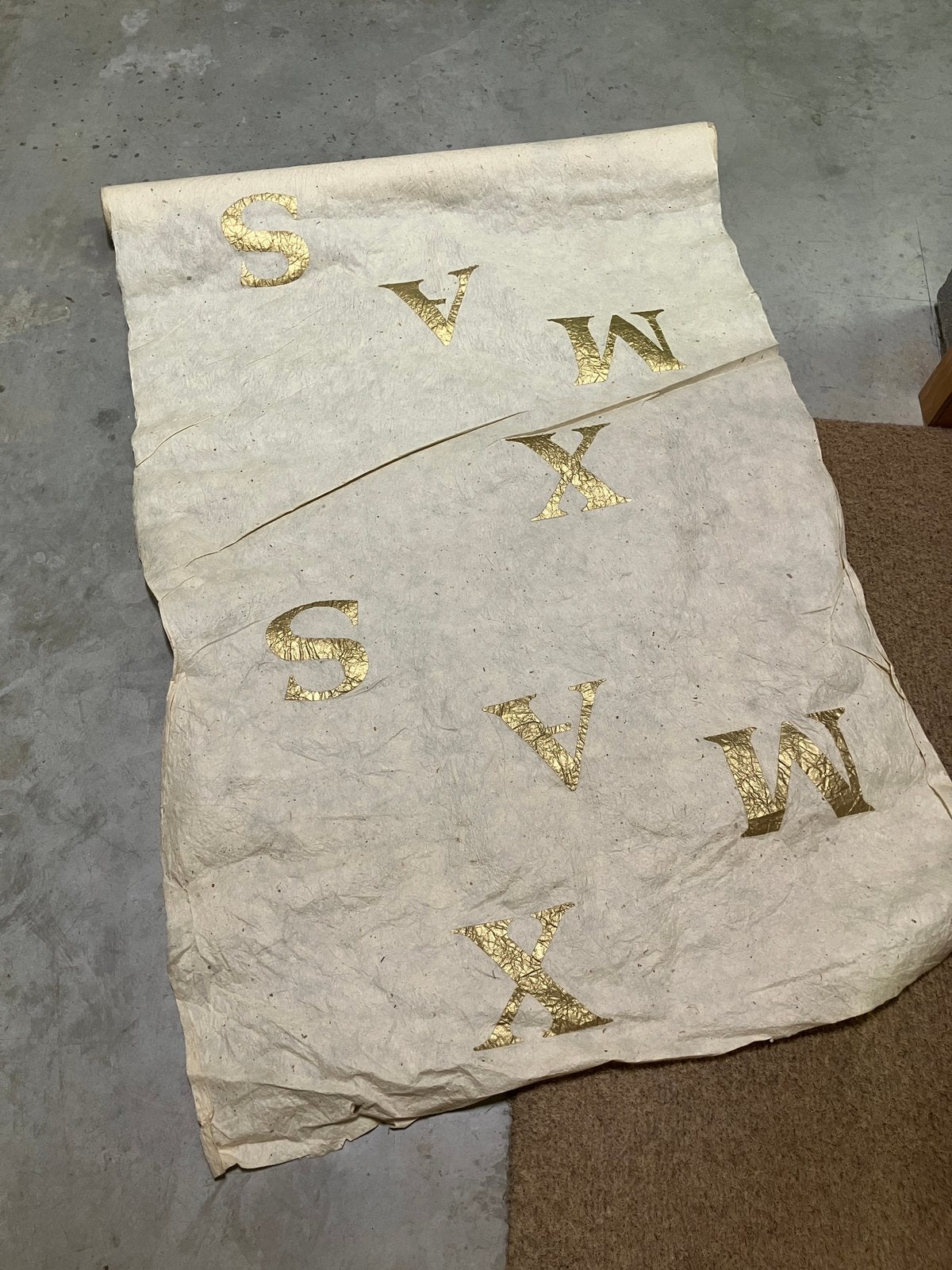 Handgeschept papier op rol, Ophalen of Verzenden, Nieuw