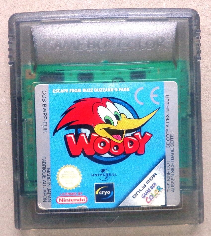 Woody Woodpecker voor de Gameboy Color en Advance, Enlèvement ou Envoi, Utilisé