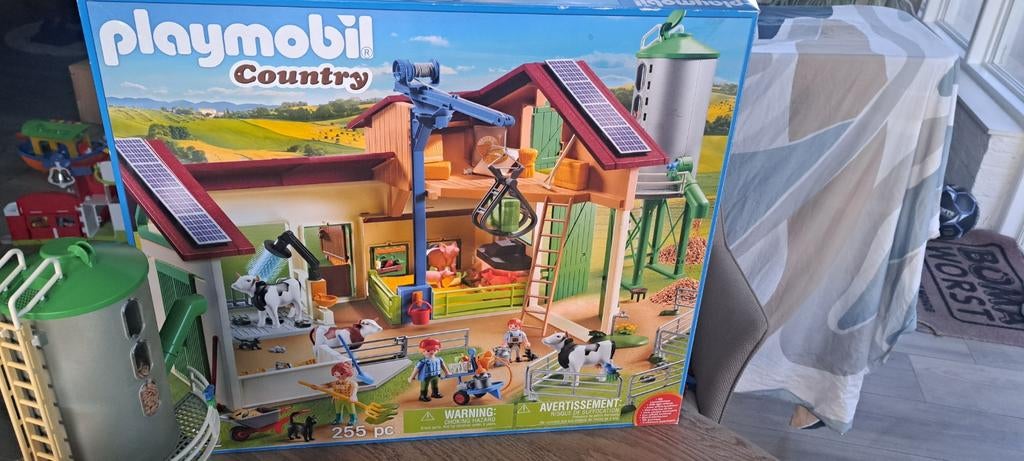 Playmobil grote boerderij, Ophalen
