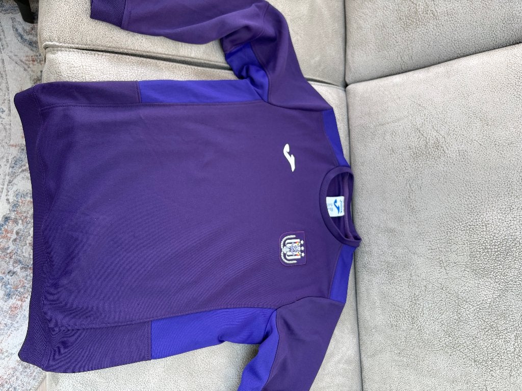 Pull RSCA Anderlecht violet, Sports & Fitness, Football, Taille XS ou plus petite, Enlèvement, Utilisé, Accessoires de club
