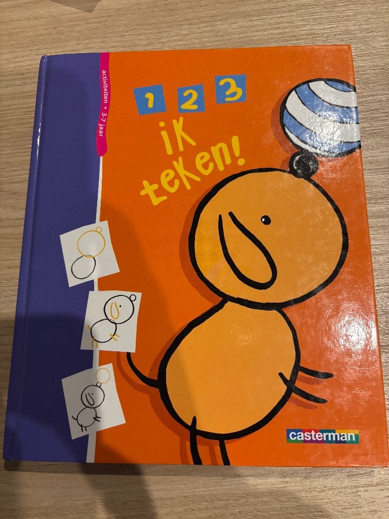 Boek: 1 2 3 ik teken, Ophalen, Zo goed als nieuw, Godeleine De Rosamel, Non-fictie