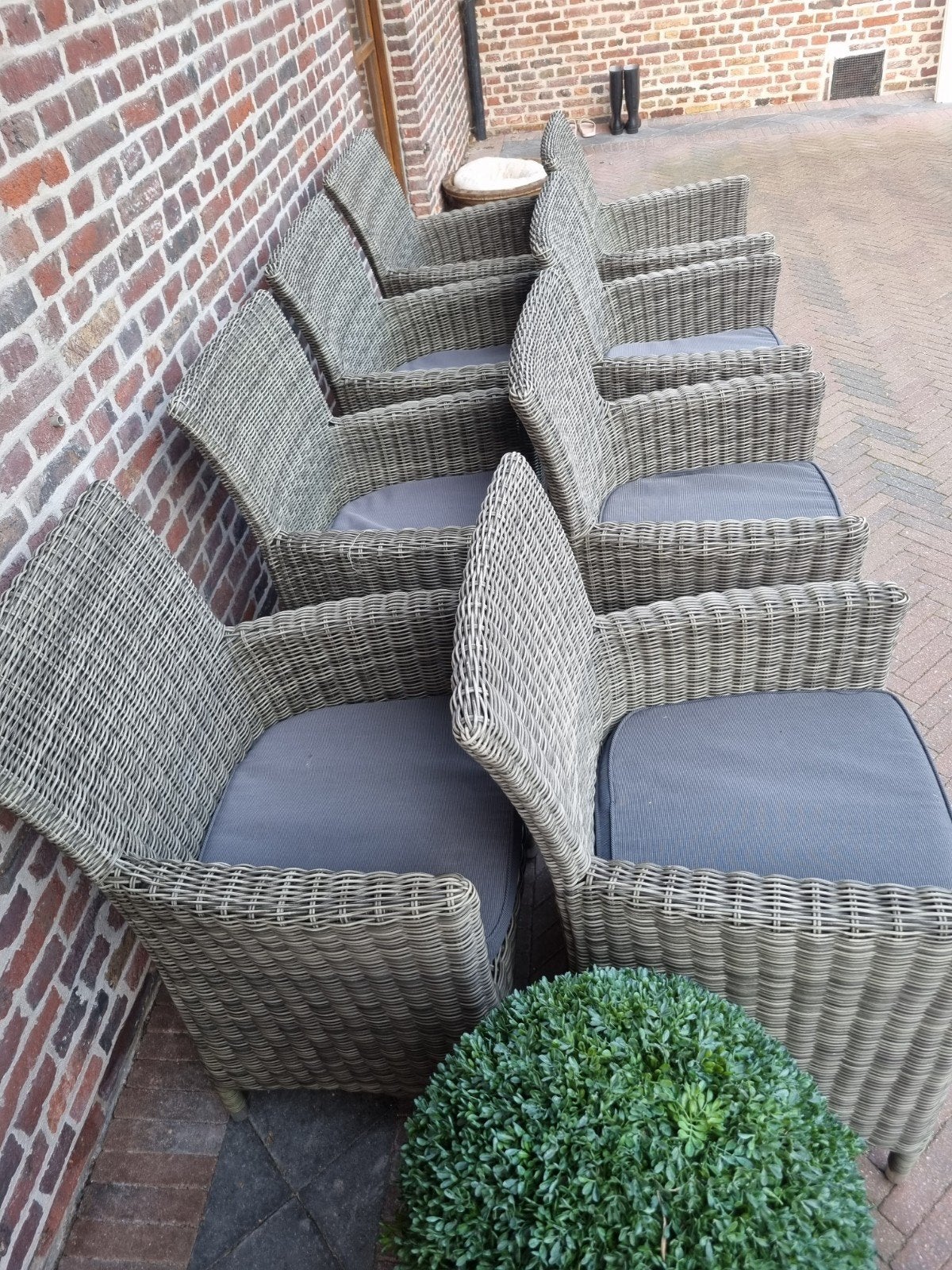8 chaises de jardin champêtres LIVRAISON GRATUITE, Jardin & Terrasse, Table à dinner, Enlèvement ou Envoi, Salons de jardin, Indo.