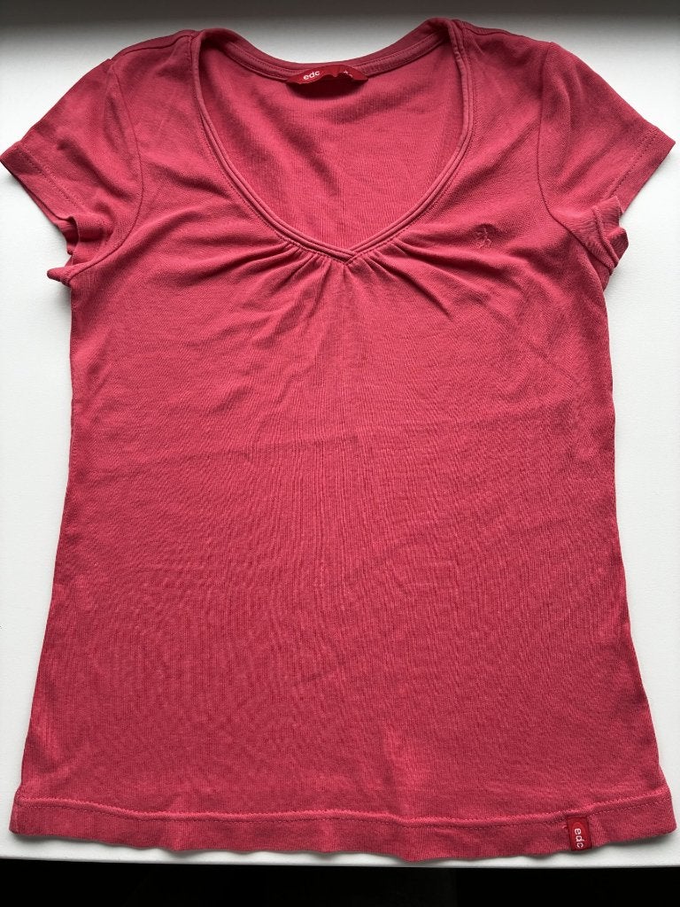 Fushia t-shirt van Esprit EDC maat XS, Ophalen of Verzenden, Roze, Maat 34 (XS) of kleiner, Esprit