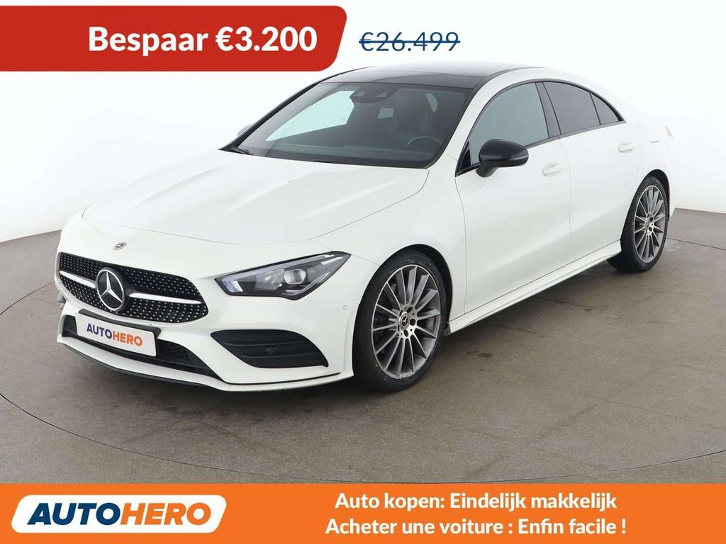 Mercedes-Benz CLA-Klasse 200 CLA 200 AMG Line (bj 2021), Auto's, Alcantara, Wit, 120 kW, https://public.car-pass.be/vhr/3dc00d91-ebe3-43fb-ace5-530f103a6282