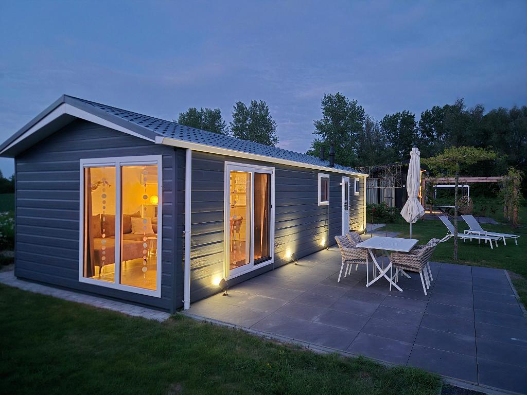 Chalet de luxe, Zélande, Flandre, Campagne, Pays-Bas, 2 pièces, Oostburg