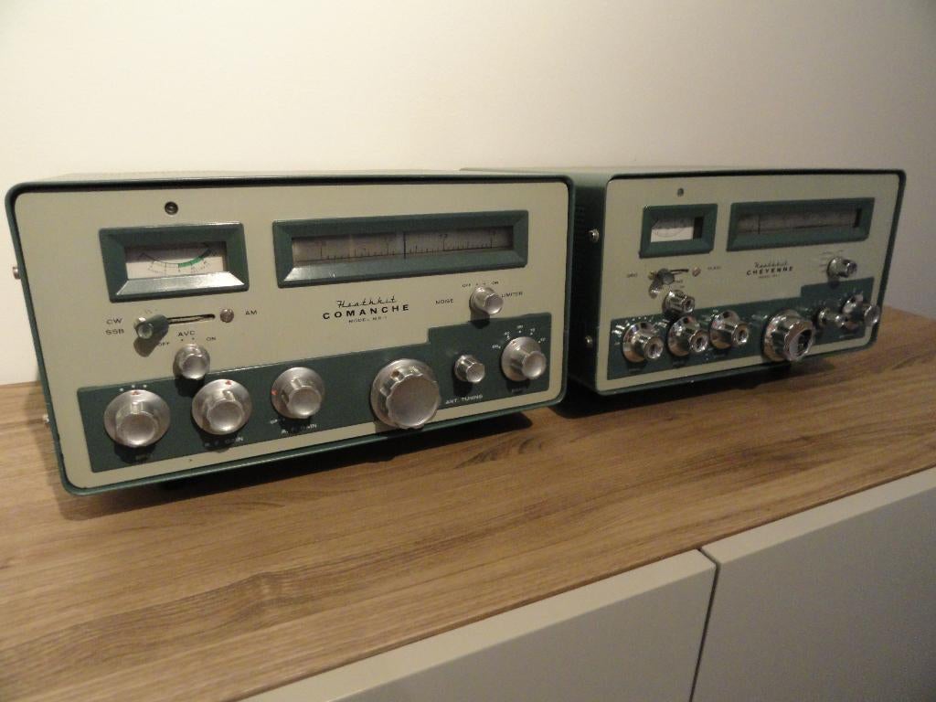 OLDTIMER HEATHKIT ZENDER  + ONTVANGER, Telecommunicatie, Zenders en Ontvangers, Ophalen of Verzenden, Gebruikt, Zender en Ontvanger