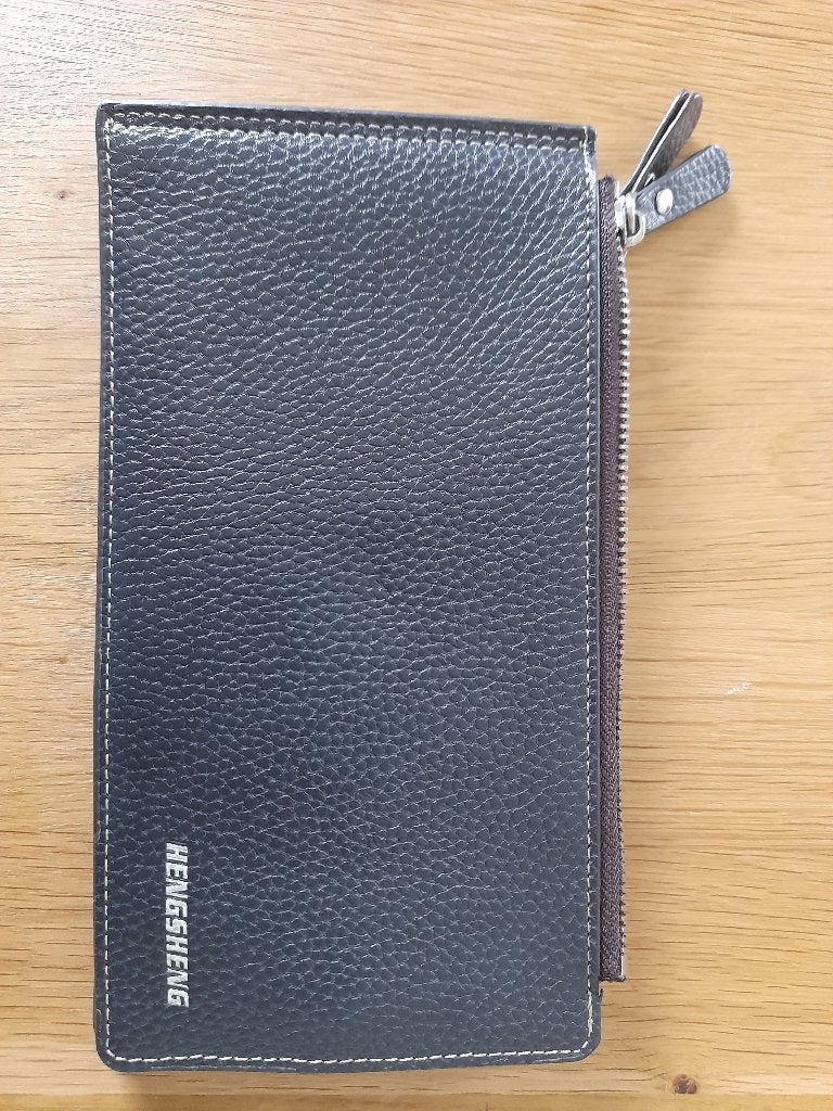 🔥NouvPrix Portefeuille cuir 16 cartes 2 pochettes, Autres marques, Cuir, Comme neuf, Enlèvement