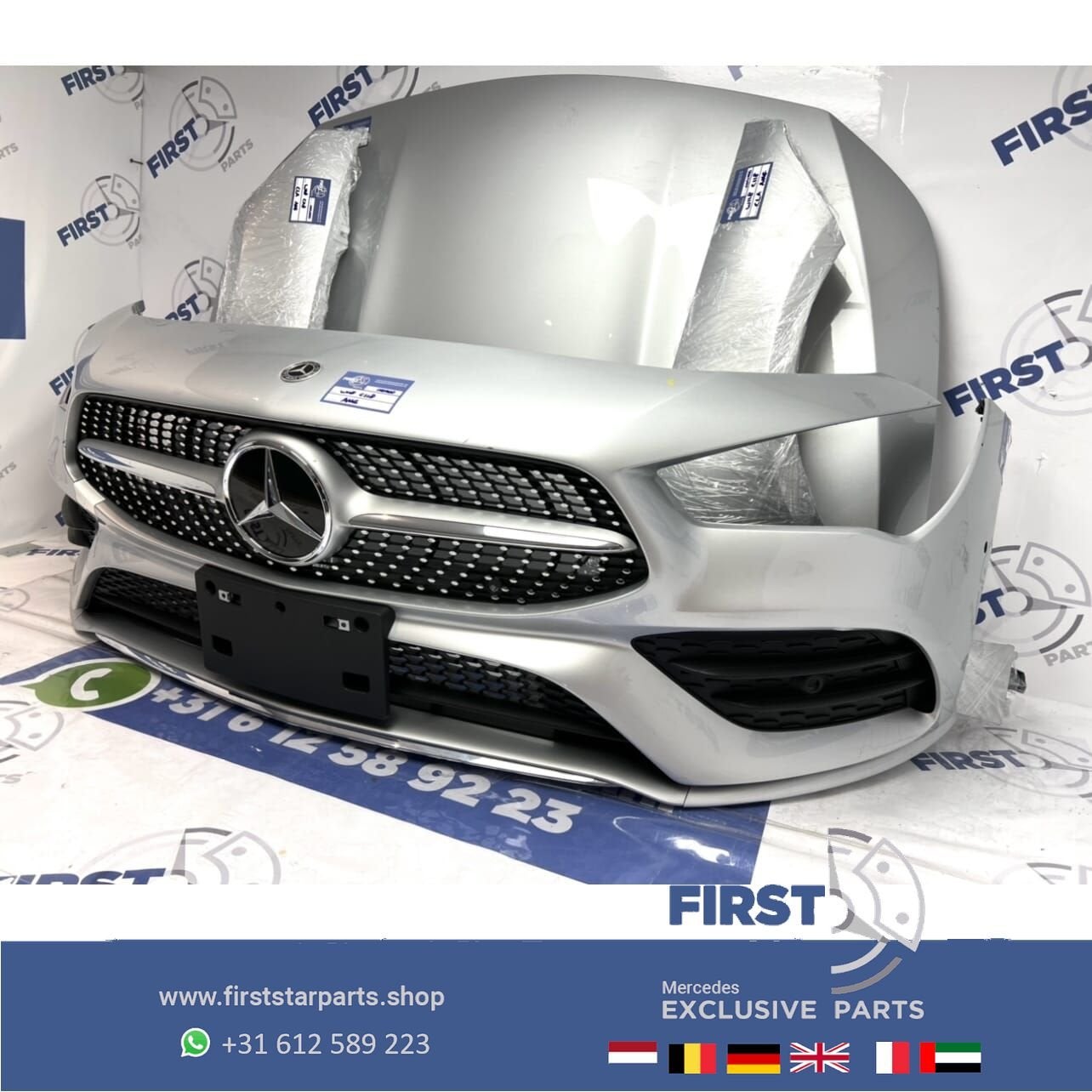 W118 C118 X118 CLA35 AMG VOORKOP ZILVER GRIJS 2022 origineel, Utilisé, -, Avant, -