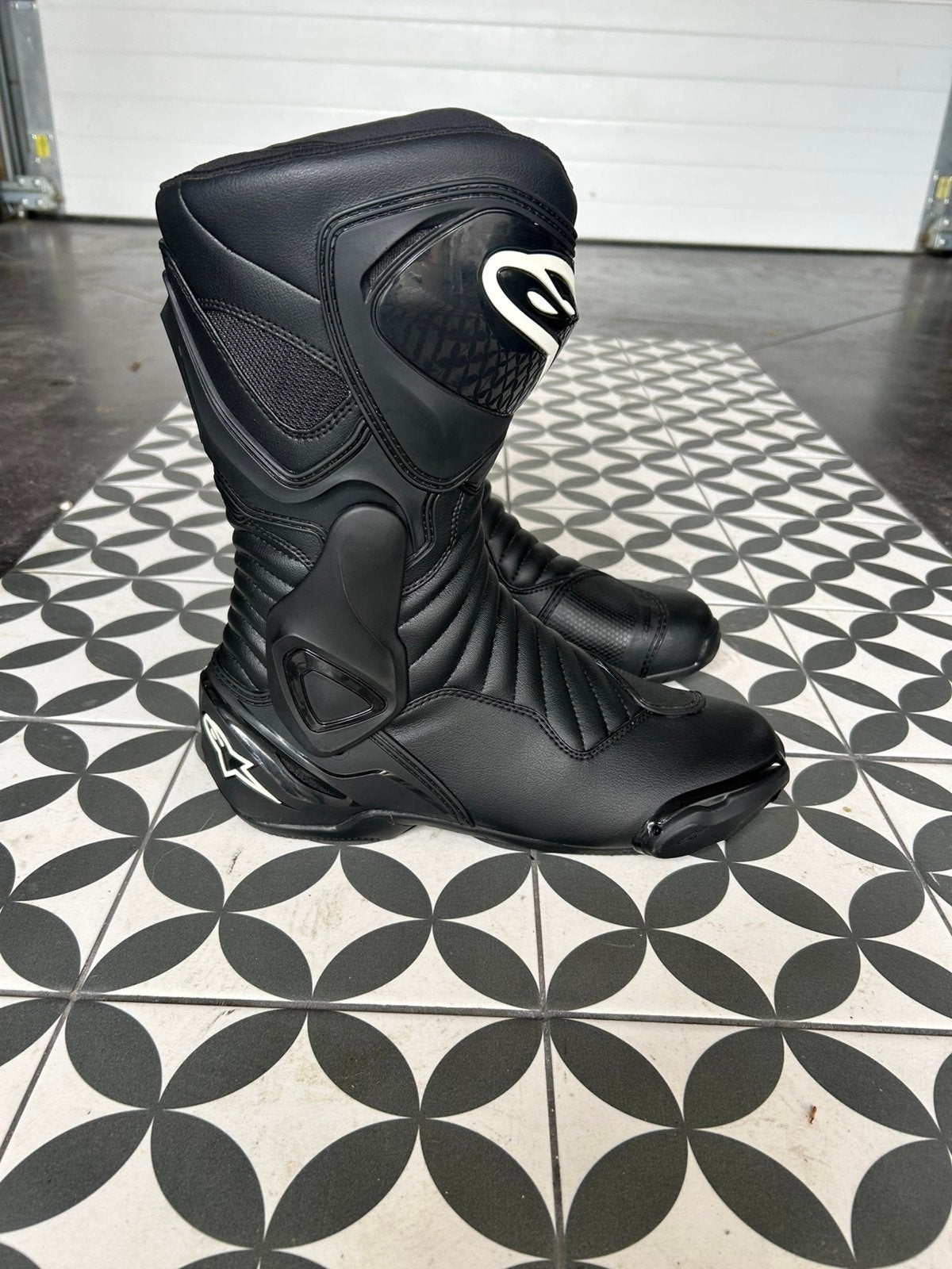 nestars SMX-6 v2 motorlaarzen maat 45 (EU) / US 10.5 – Zwart, Motoren, Ophalen, Laarzen