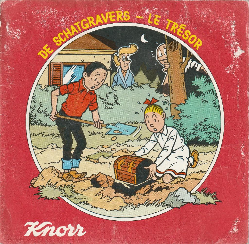 reclame singel Suske en Wiske Knorr, Verzamelen, Ophalen of Verzenden, Suske en Wiske, Gebruikt, Overige typen