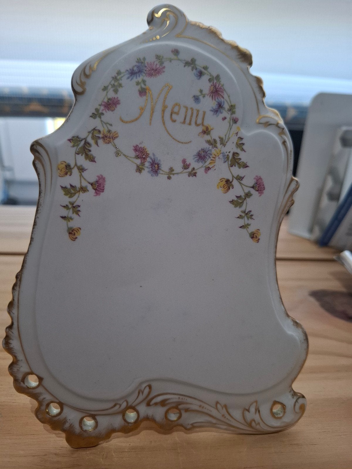 porcelaine menu, Antiek en Kunst, Ophalen of Verzenden