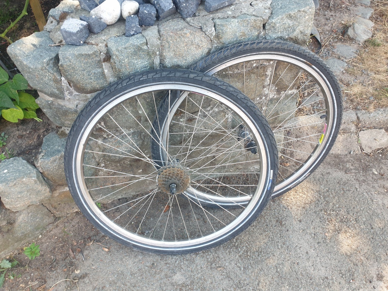 set stx wielen 26inch met goede banden, Fietsen en Brommers, Ophalen