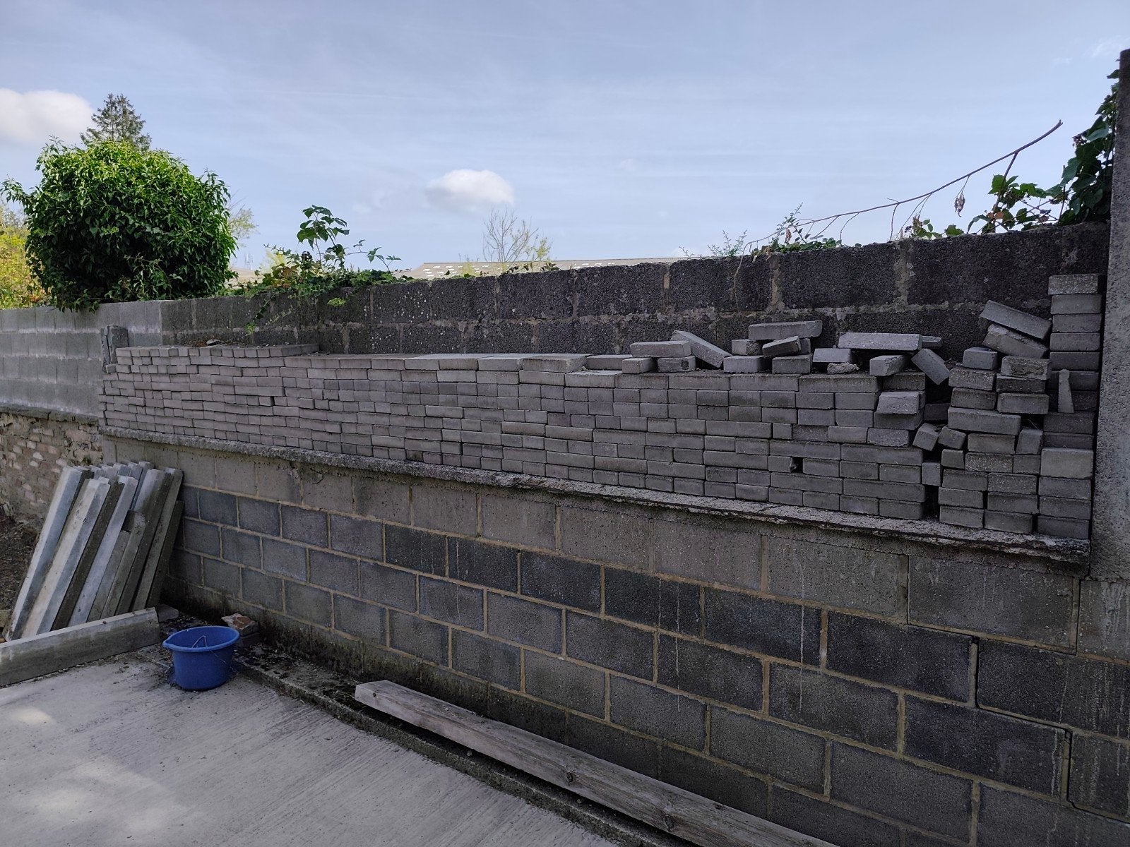 Kinkers et bordures en beton, Jardin & Terrasse, Enlèvement