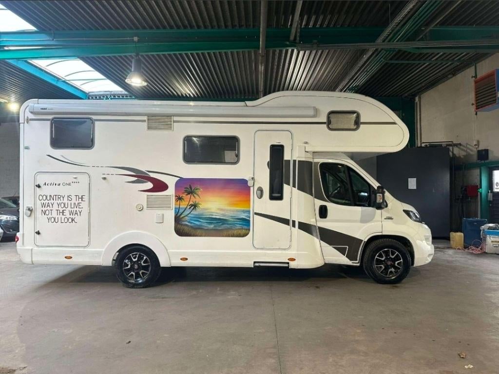 Fiat Ducato Eura Mobil 2.3 Jtd 6 slaappl. bj. 2016 Euro 5, Caravans en Kamperen, Mobilhomes, Fiat, Bedrijf, ABS, Airconditioning