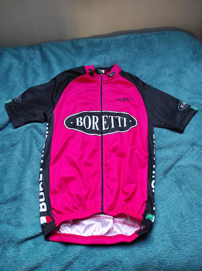 Boretti Zaes fietstenue fietstop roze maat Small, Ophalen, Zaes, Maat 36 (S), Gedragen