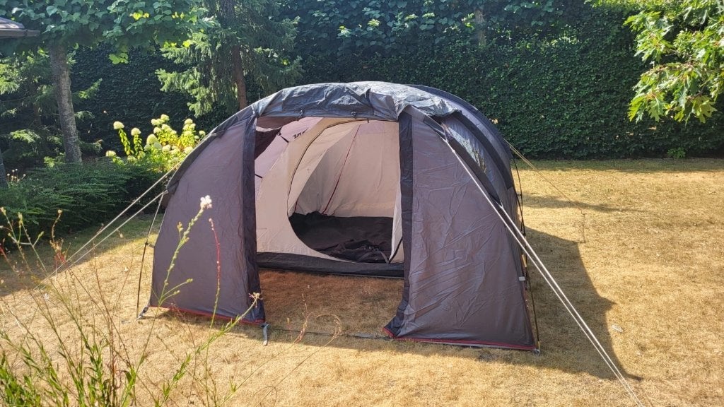 Quechua 4-persoonstent – Decathlon – ruime tunneltent, Caravanes & Camping, Tentes, Enlèvement, Utilisé, Jusqu'à 4