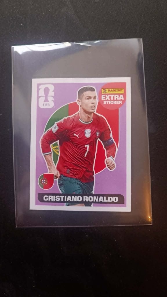 Panini extra sticker Christiano ronaldo base, Ophalen of Verzenden, Nieuw, Sticker