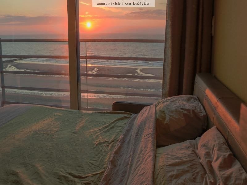 VE 16 à DI 18/10=140 € - max 3p vue mer frontale Middelkerke, Propriétaire, Anvers et Flandres, 1 chambre, Appartement