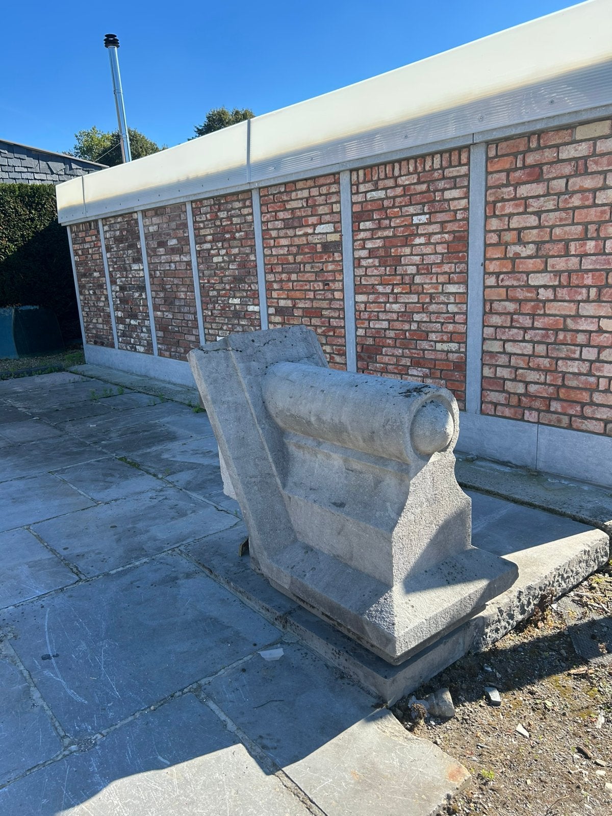 2x  te koop uit blauwsteen, Ophalen of Verzenden, Zo goed als nieuw