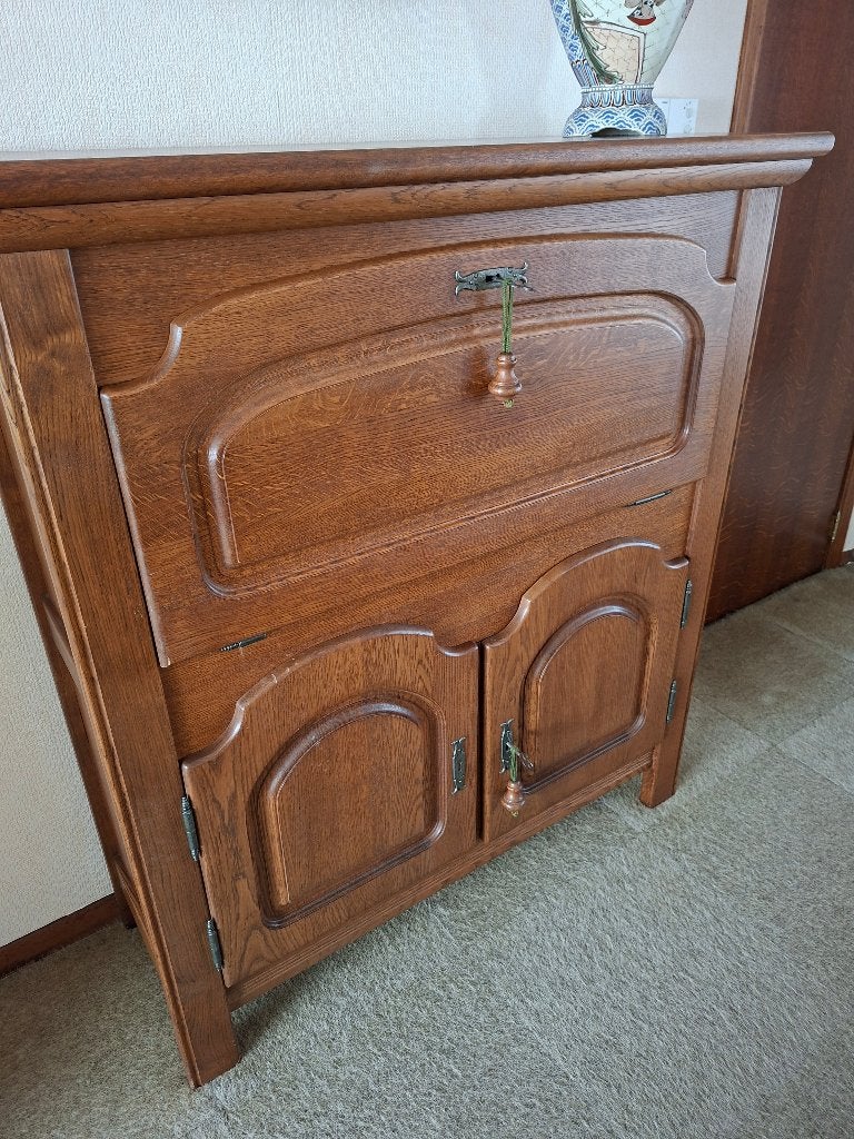 volledige eiken eetkamer meubels, Huis en Inrichting, Ophalen, Gebruikt, Jaren tachtig, 4 tot 6 stoelen