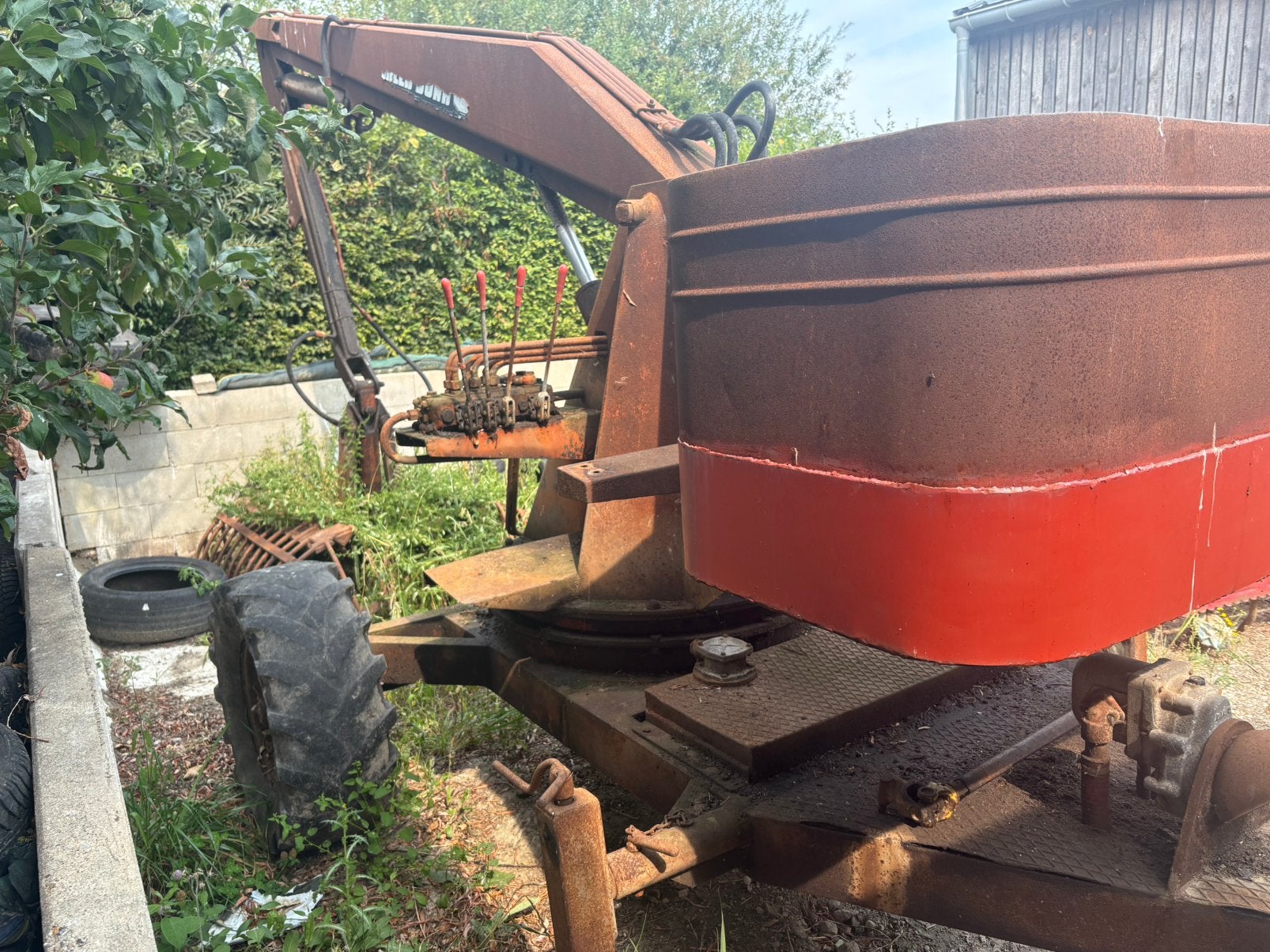 grue agricole, Articles professionnels, Enlèvement