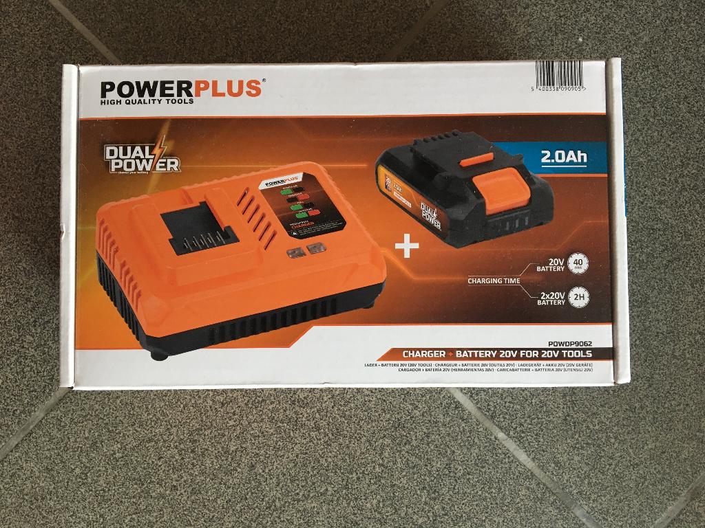 Lader + batterij NIEUW, Ophalen, Nieuw