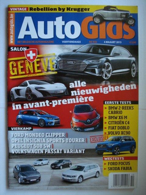 AutoGids 922, Verzenden, Gelezen, Algemeen