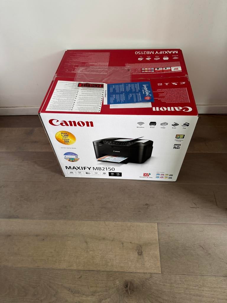 Nieuwe Canon Maxify MB2150 all in one kleuren printer, Verzenden, Nieuw, Inkjetprinter, All-in-one