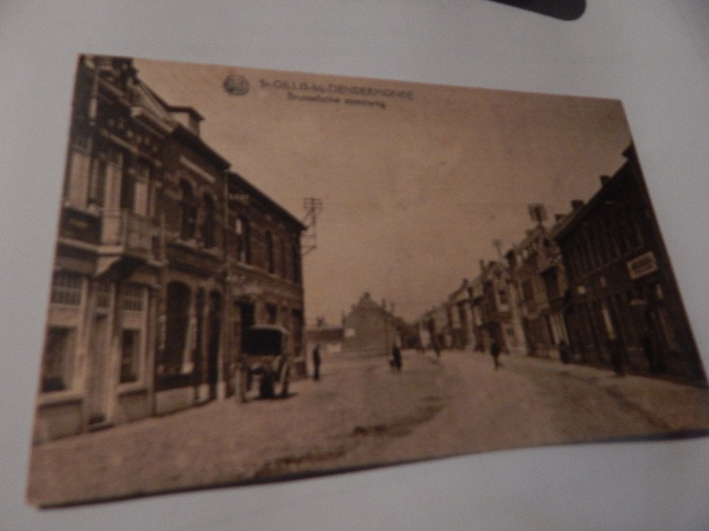 POSTKAART BRUSSELSESTEENWEG ST GILLIS, Verzamelen, Postkaarten | België, Ophalen of Verzenden, Oost-Vlaanderen