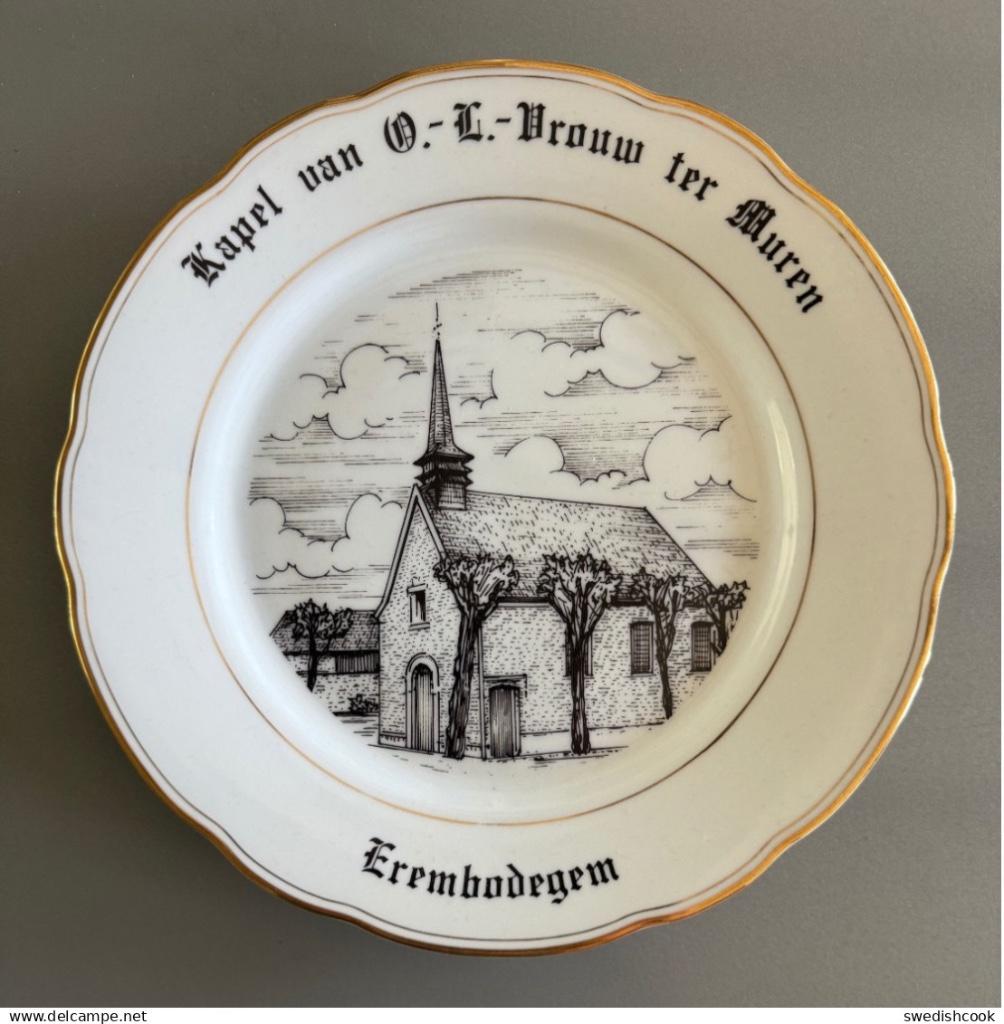 Erembodegem - Aalst bord Kapel van OLV Ter Muren dia. 24 cm, Ophalen