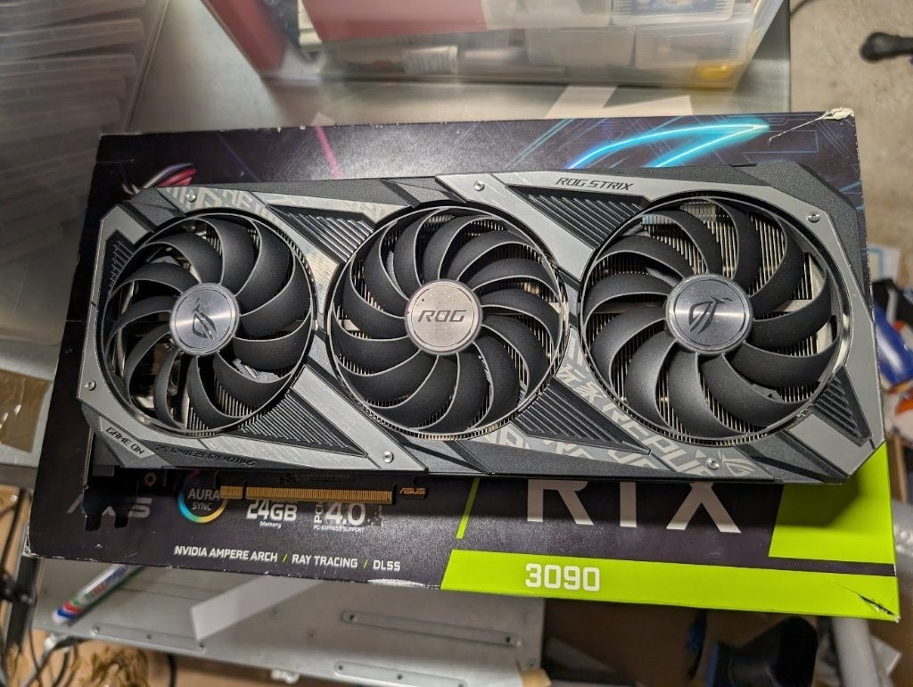 Asus ROG Strix - Nvidia RTX 3090 24gb, Computers en Software, Videokaarten, Ophalen, GDDR6, PCI-Express 4, Zo goed als nieuw