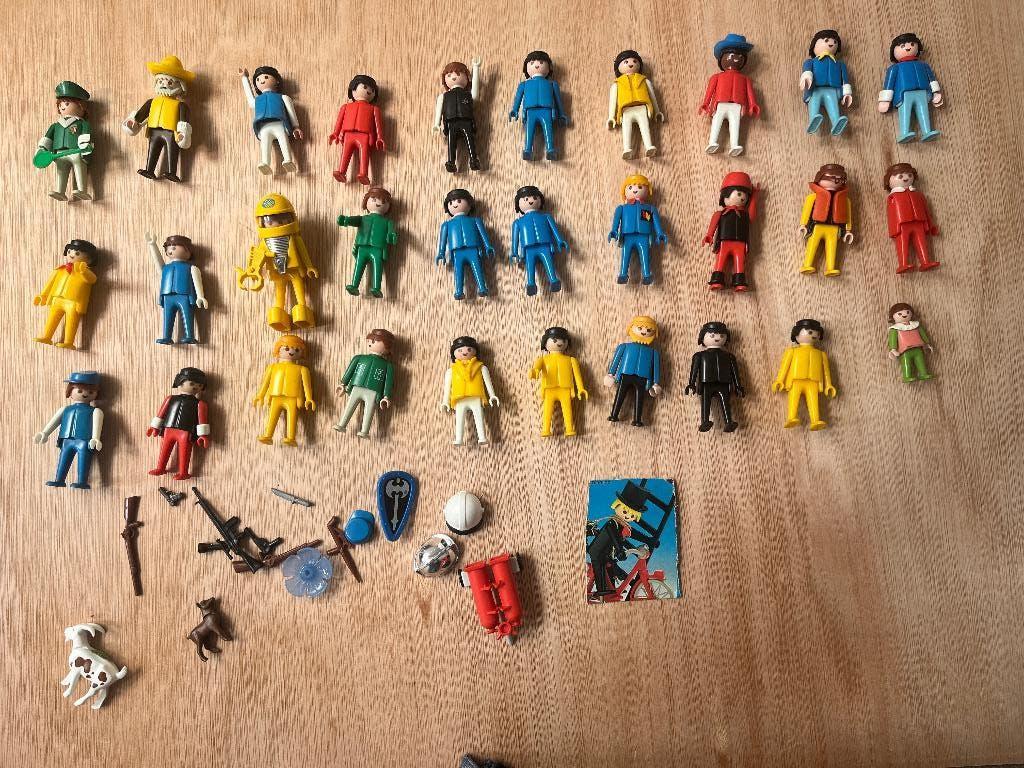 30 Vintage Playmobil poppetjes met accesoires, Kinderen en Baby's, Speelgoed | Playmobil, Ophalen of Verzenden, Gebruikt, Los Playmobil