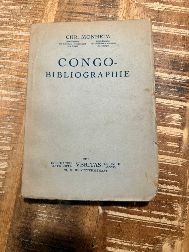 Congo-bibliographie - Chr. Monheim, Antiek en Kunst, Ophalen of Verzenden, Chr. Monheim