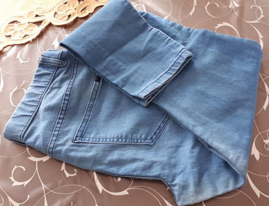 Noisy May - Jean blanchi - jean taille 32 - stretch, Comme neuf, W30 - W32 (confection 38/40), Bleu, Noisy May