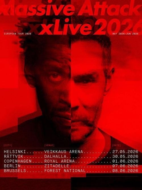 4 E-TICKETS POUR MASSIVE ATTACK LE 8 JUIN A FORET, Tickets & Billets, Trois personnes ou plus