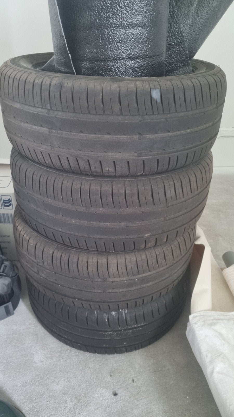 Pneus 205/55R15 Fulda, Enlèvement