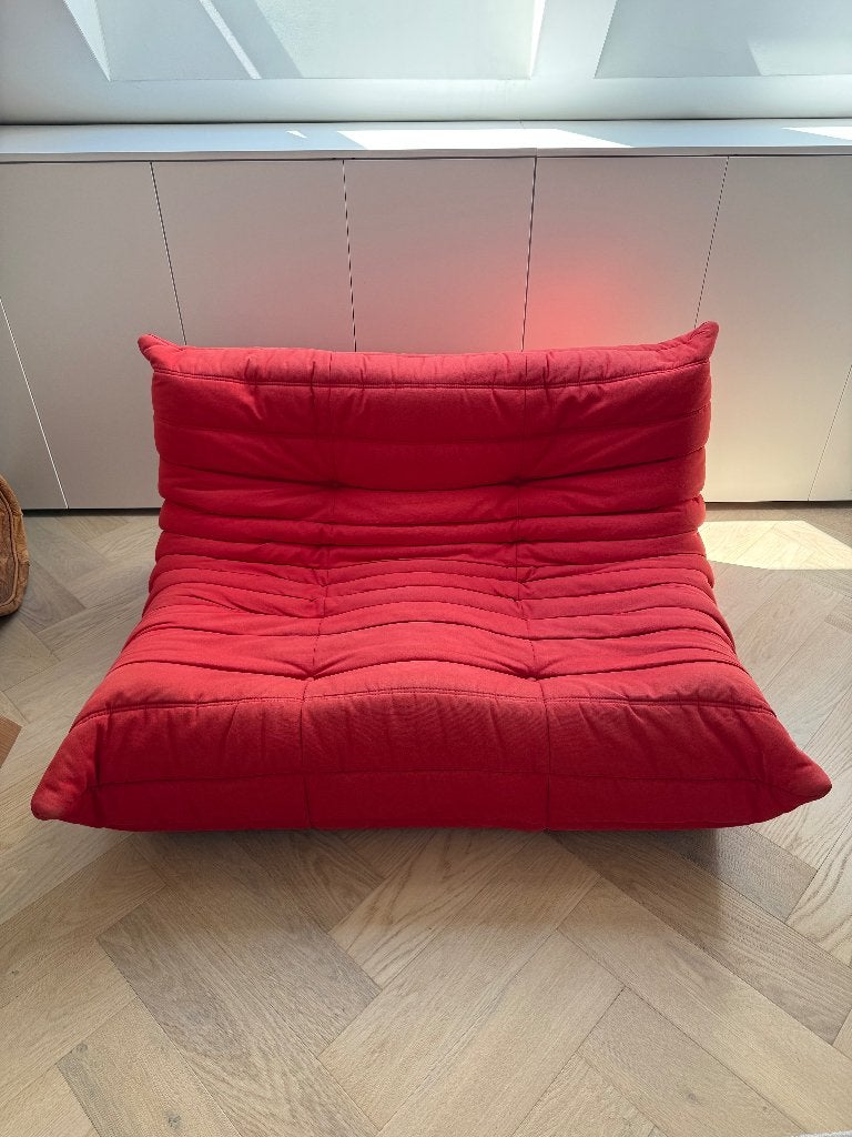 Vintage Togo 2-zitsbank - Ligne Roset - met kleine défaut, Huis en Inrichting, Zetels | Zetels, Ophalen, Gebruikt, 100 tot 125 cm