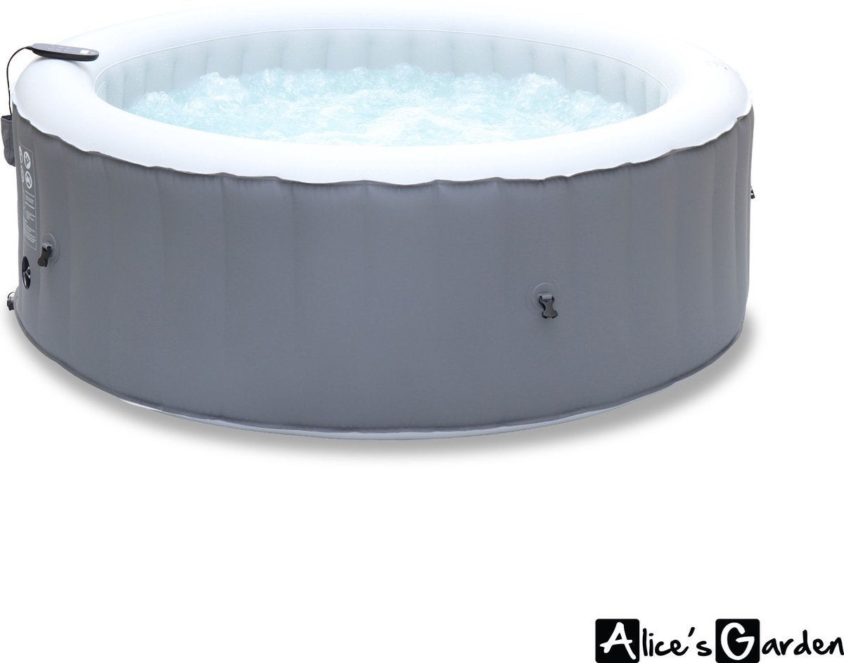 MSpa opblaasbare jacuzzi met reserve motor, Jardin & Terrasse, Enlèvement, Utilisé, Couverture, Gonflable