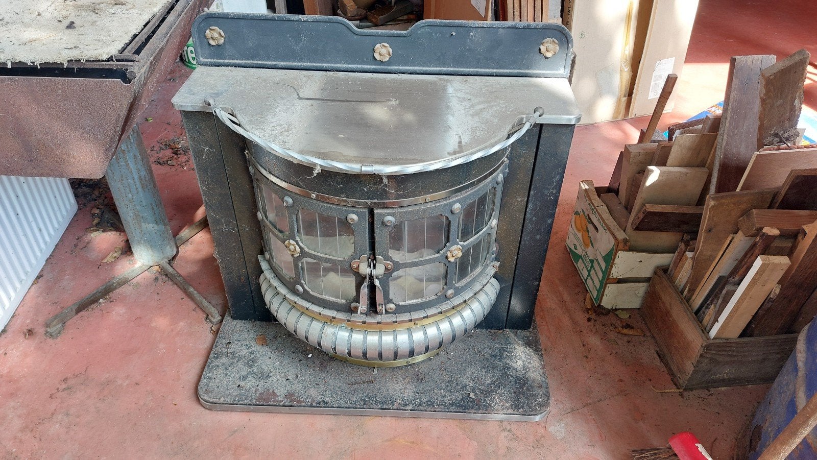 gaskachel peeters- buelens, Huis en Inrichting, Ophalen, Gebruikt, Overige brandstoffen, Gaskachel