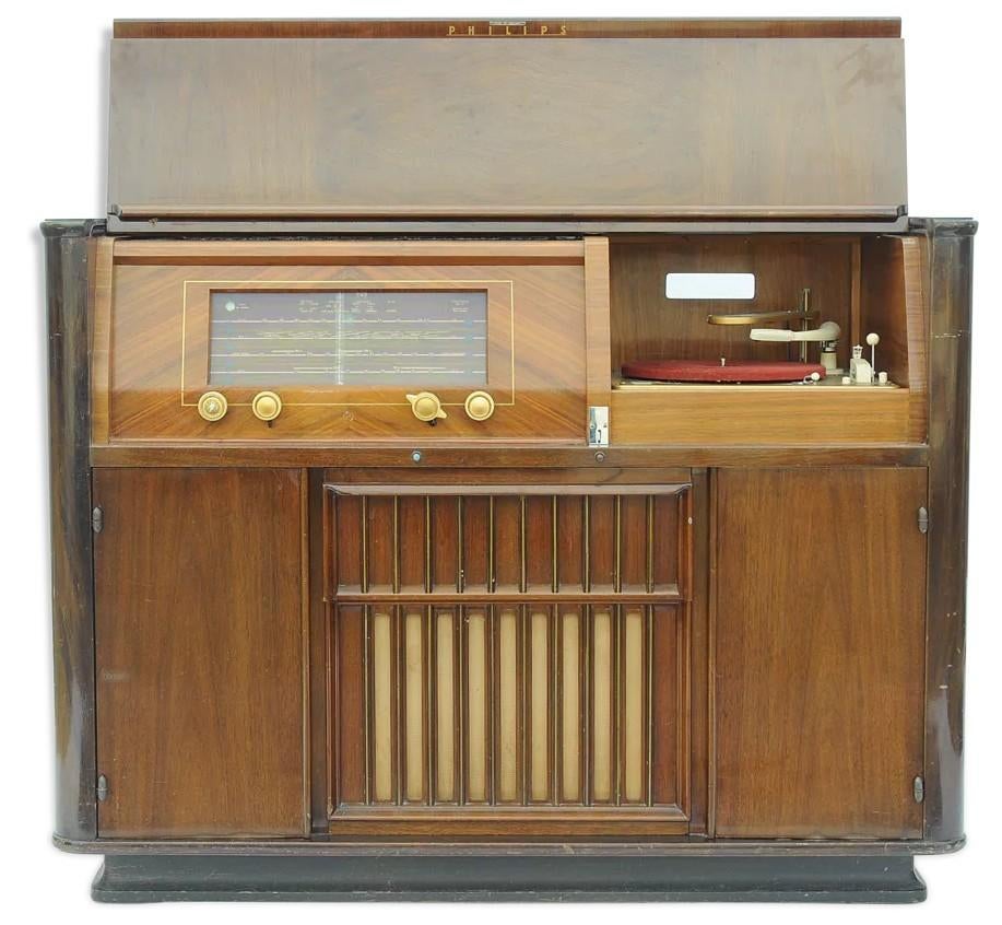 meuble radio Philips '60, Antiquités & Art, Enlèvement
