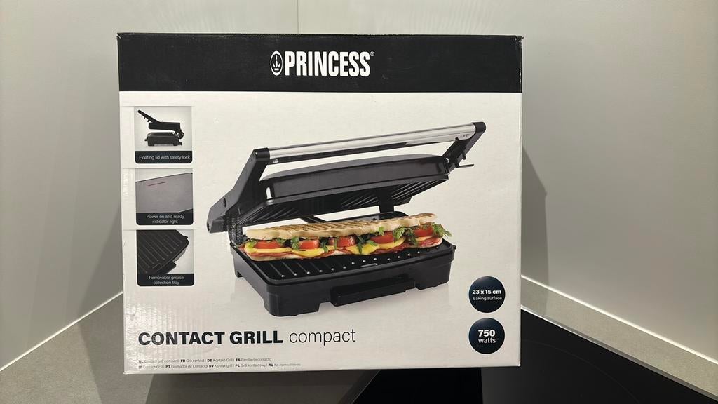 Princess Contact Grill *nieuw*, Elektronische apparatuur, Ophalen, Nieuw