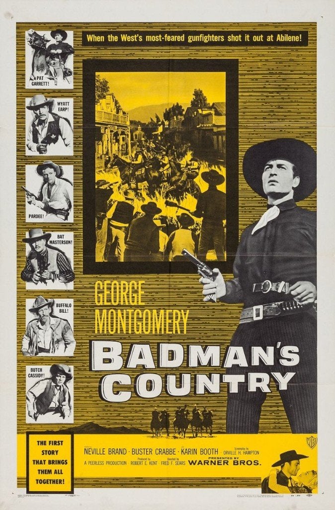 16mm speelfilm -- Badman's Country (1958), Enlèvement ou Envoi, Film 16 mm
