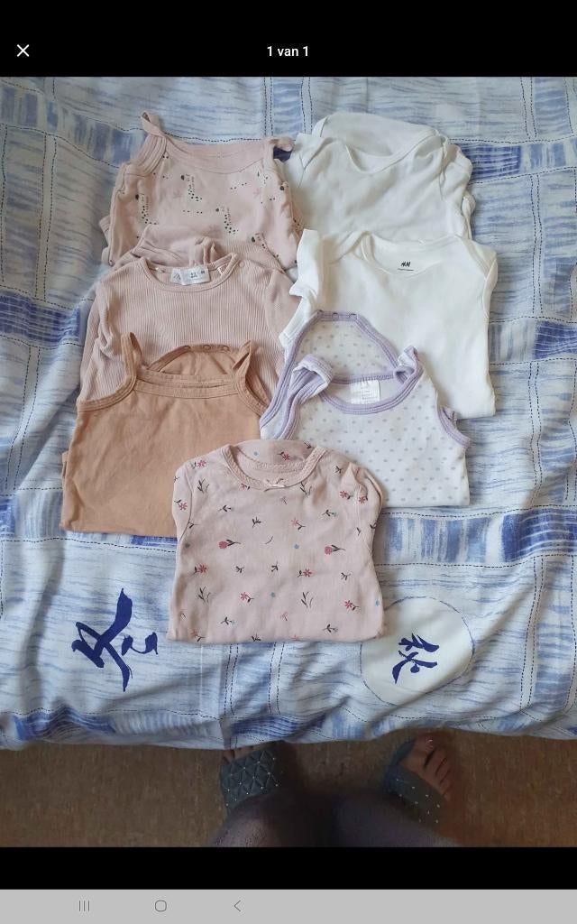Meisjes body's 74/ 80 goede staat 3 euro, Kinderen en Baby's, Babykleding | Maat 80, Ophalen, Zo goed als nieuw