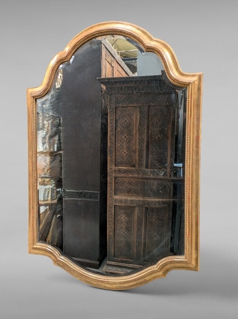 Miroir ancien 103 x 70 cm, Enlèvement, Utilisé, 50 à 75 cm, 100 à 150 cm