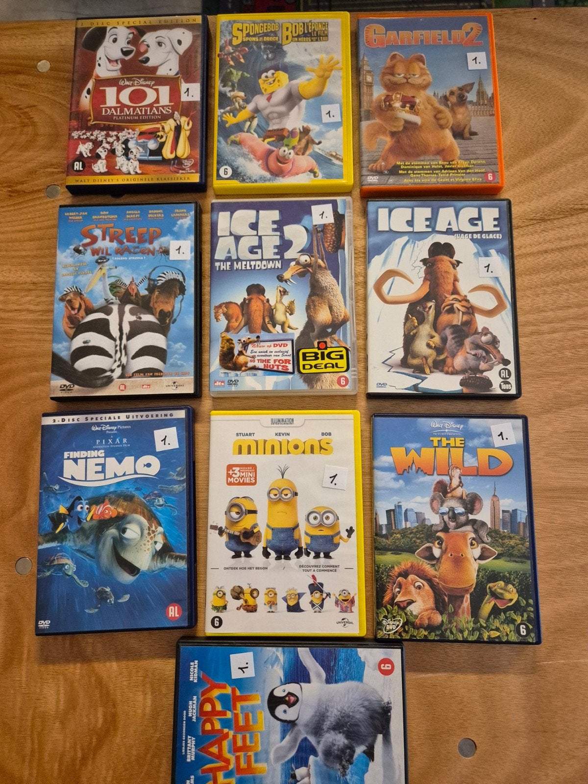 DVD 10 films kind, Cd's en Dvd's, Ophalen