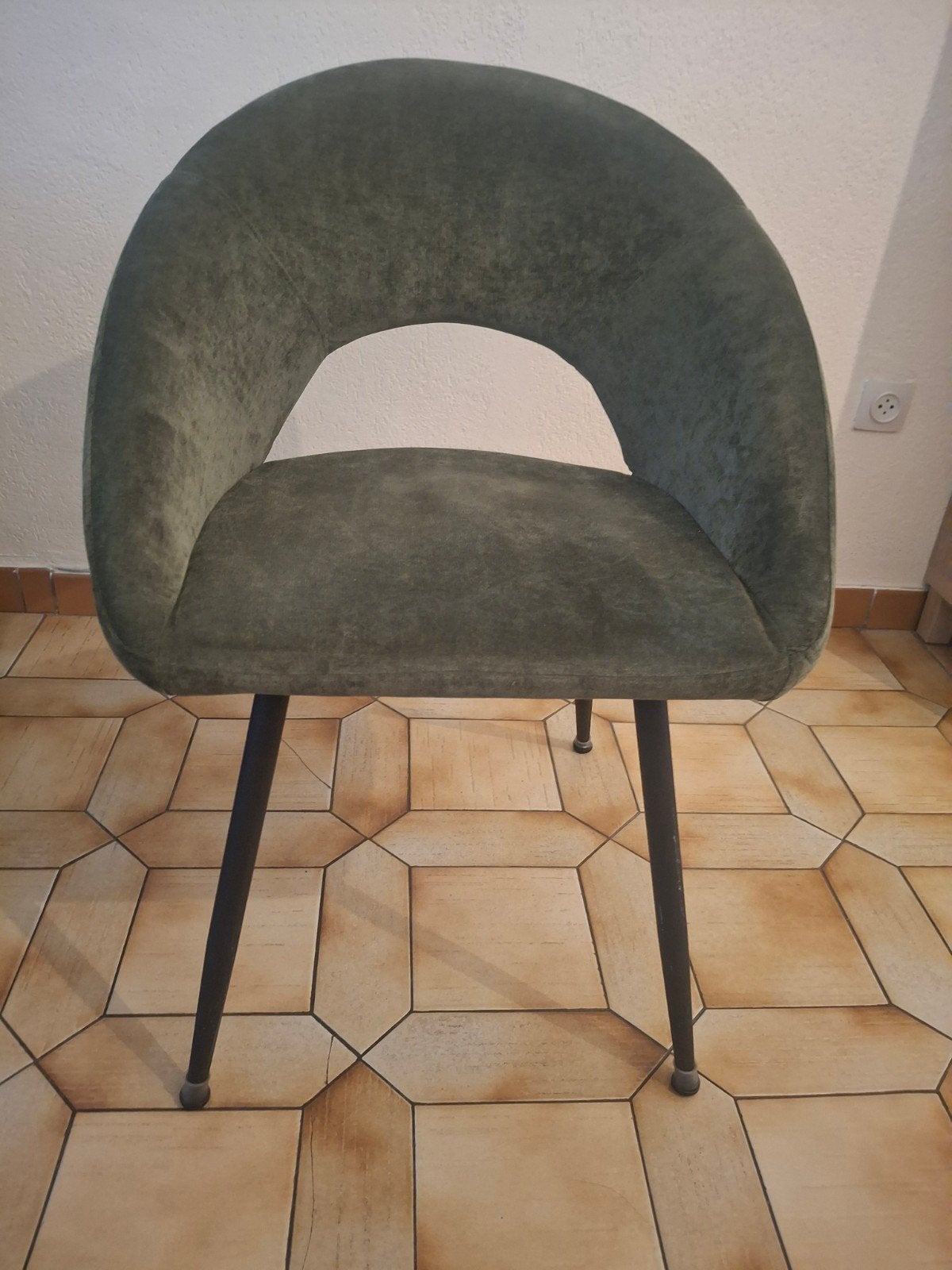 chaise en velours, Maison & Meubles, Enlèvement