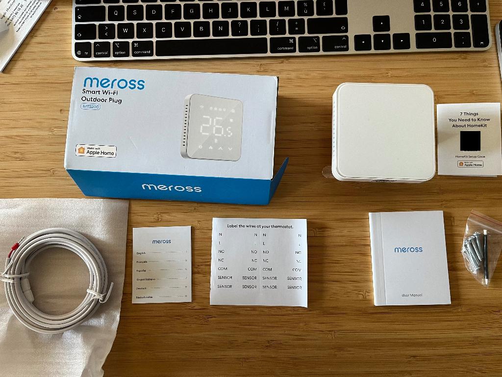 smart Wifi thermostat (Meross MTS200), Doe-het-zelf en Bouw, Thermostaten, Ophalen of Verzenden, Slimme thermostaat, Nieuw
