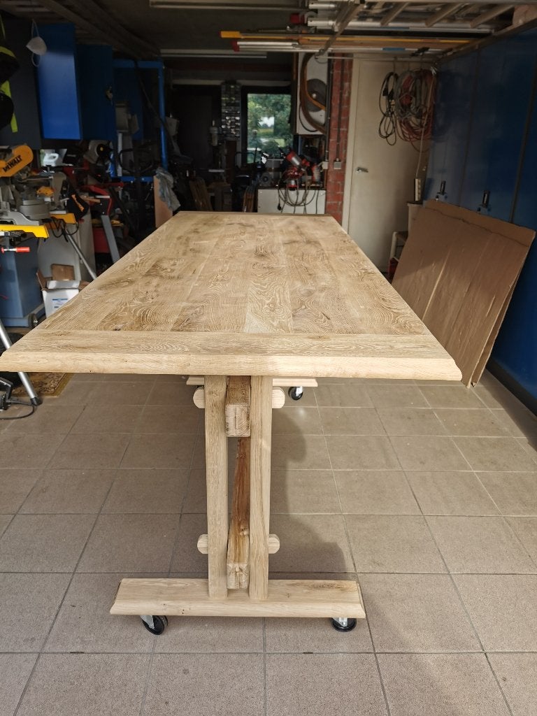 kloostertafel, Ophalen, Eikenhout, Kloostertafel, 50 tot 100 cm